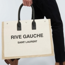 생로랑 RIVE GAUCHE 리브고쉬 캔버스 토트백