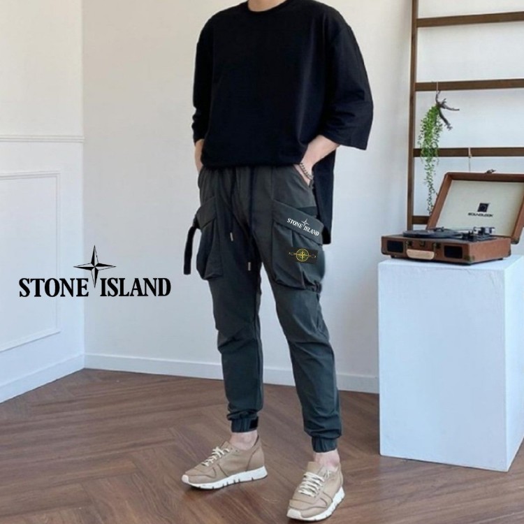 스톤아일랜드 로고 H1900 아이스조거