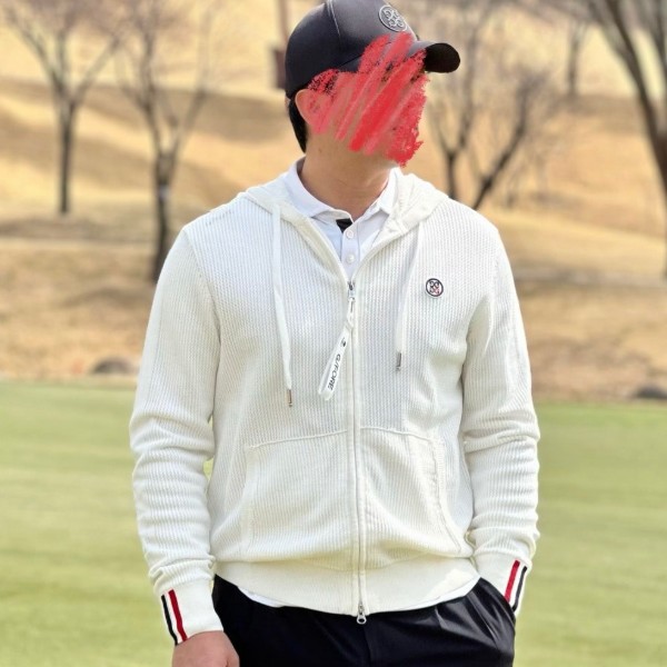 지포어 메쉬 후드 집업 스웨터