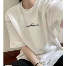 메종마르지엘라 디스토티드 로고 반팔 티셔츠