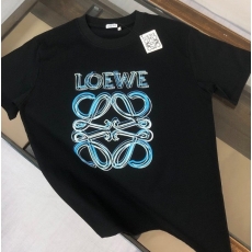 로에베 네온 프린팅 티셔츠