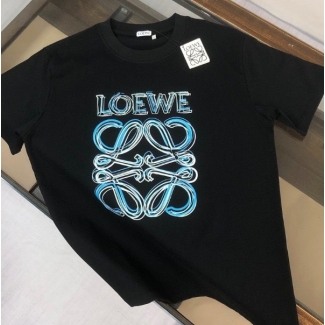 로에베 네온 프린팅 티셔츠