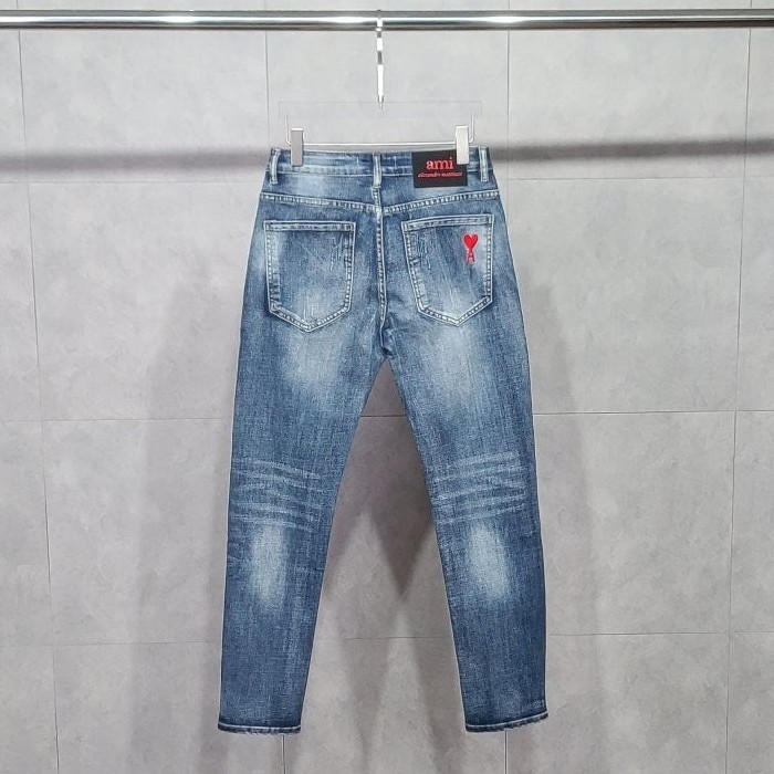 아미 레드하트 빈티지 청바지