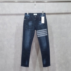 톰브라운 사선완장 도그 진청 청바지