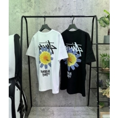 스투시 삐플라워 하프 반팔 티셔츠