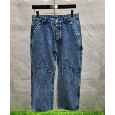 크롬하츠 와이드 워싱 데님 팬츠
