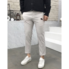 버버리 블랙 기사자수 여름 9부 슬랙스