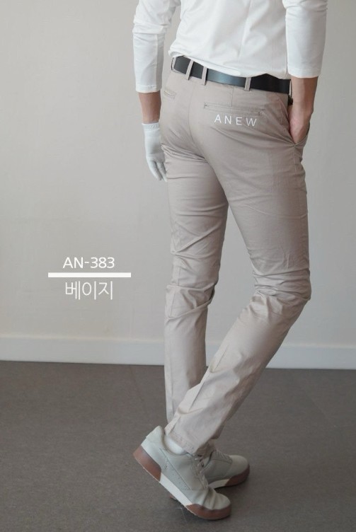 어뉴골프 면스판 바지