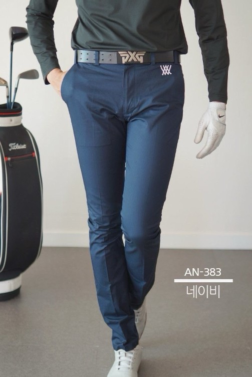 어뉴골프 면스판 바지