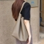 더로우 파크 레더 라지 토트백