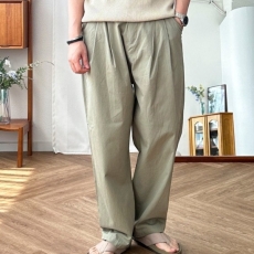 톰브라운  마리노 핀턱 와이드 반밴딩 팬츠