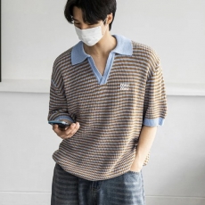 MIU 체인 단가라 반팔니트