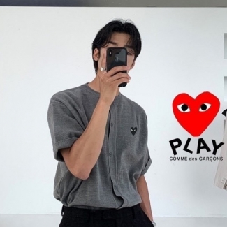 CD 플랫 하프 가디건